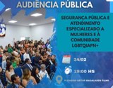Audiência Pública em Brasília Debates Segurança Pública e Atendimento Especializado para Mulheres e Comunidade LGBTQIAPN+