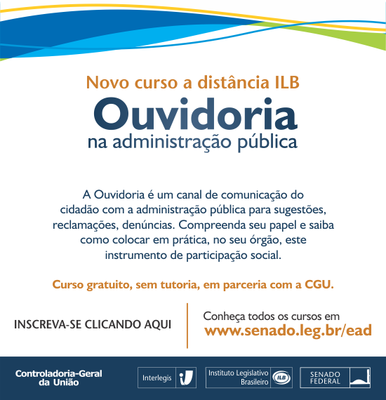 Curso EAD - Ouvidoria na Administração Pública